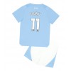 Manchester City Jeremy Doku #11 Heimtrikot 2023-24 Kurzarm (+ kurze hosen)